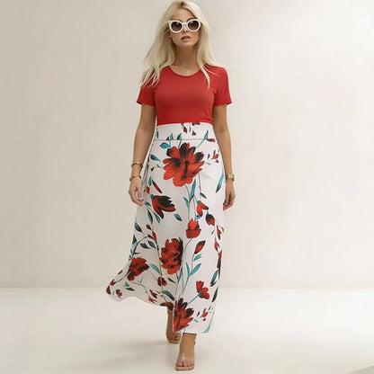 Maxivestido de algodón