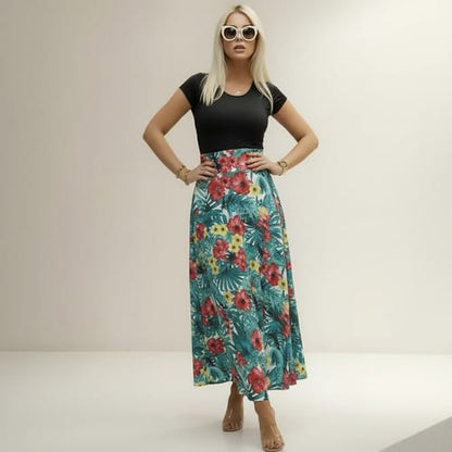 Maxivestido de algodón