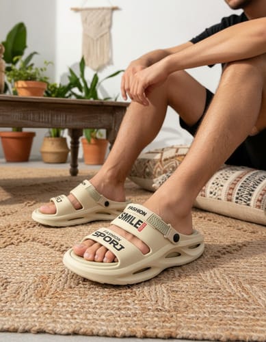 Chancleta de zapatillas sin deslizamiento de verano, sandalias deportivas de playa 