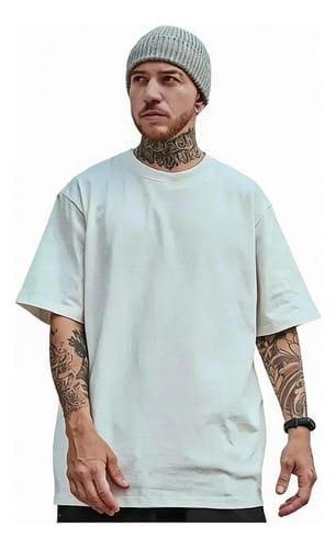 Remera Hombre MC oversize smile