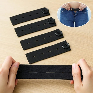 Extensor de Cintura SM Elástico Ajustable Maternidad Negro