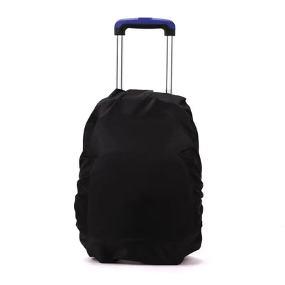 Cubre Mochila Impermeable de Nylon Negro 35L para Mochilas de Ciclismo, Senderismo y Escalada.