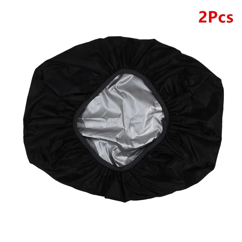 Cubre Mochila Impermeable de Nylon Negro 35L para Mochilas de Ciclismo, Senderismo y Escalada.