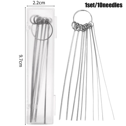 Set de Agujas Limpiadoras SM Acero Inoxidable Multiuso Hogar 