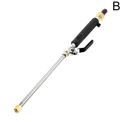 Pistola de Agua a Alta Presión para Auto y Jardín 46cm. Herramienta de riego y limpieza con chorro potente, pulverizador y boquilla.