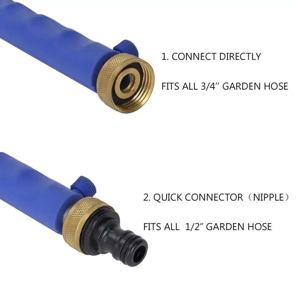 Pistola de Agua a Alta Presión para Auto y Jardín 46cm. Herramienta de riego y limpieza con chorro potente, pulverizador y boquilla.