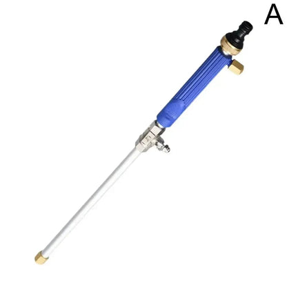Pistola de Agua a Alta Presión para Auto y Jardín 46cm. Herramienta de riego y limpieza con chorro potente, pulverizador y boquilla.