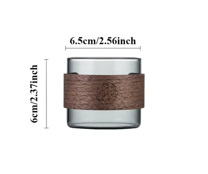Taza de Té SM Vidrio Borosilicato Resistente Calor 150ml