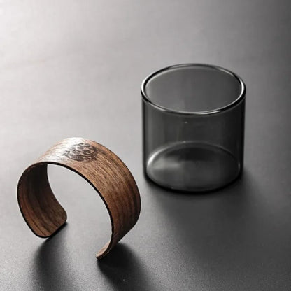 Taza de Té SM Vidrio Borosilicato Resistente Calor 150ml