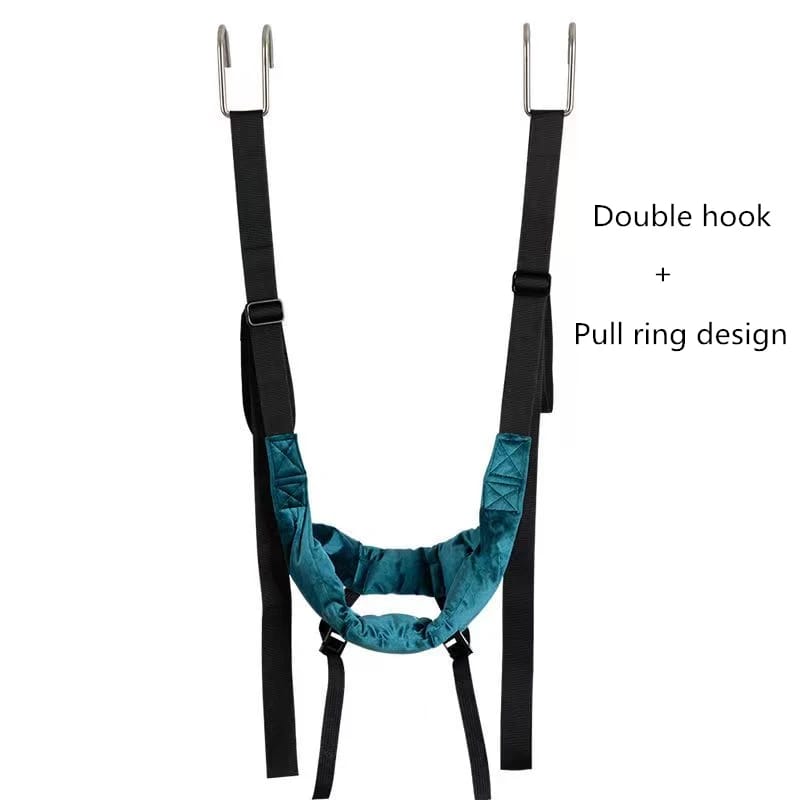 Dispositivo de Tracción Cervical para Cuello, Cinturón Colgante, Estiramiento y Tratamiento de Espondilosis, Ortesis de Columna.