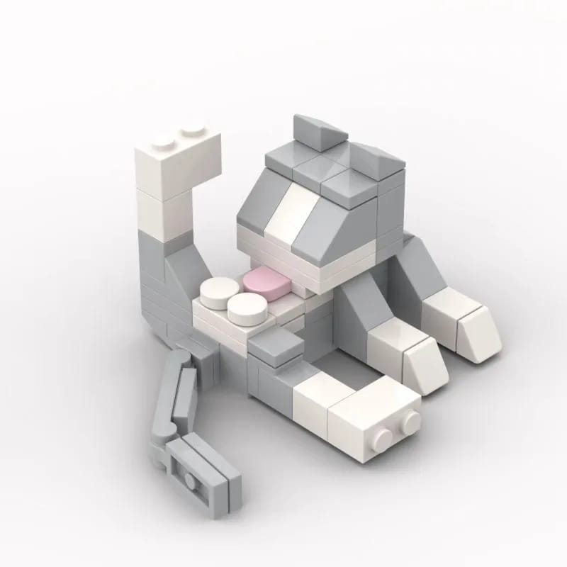 Bloques de Construcción Serie Gato Lindo SM Educativo Decorativo 62 Piezas