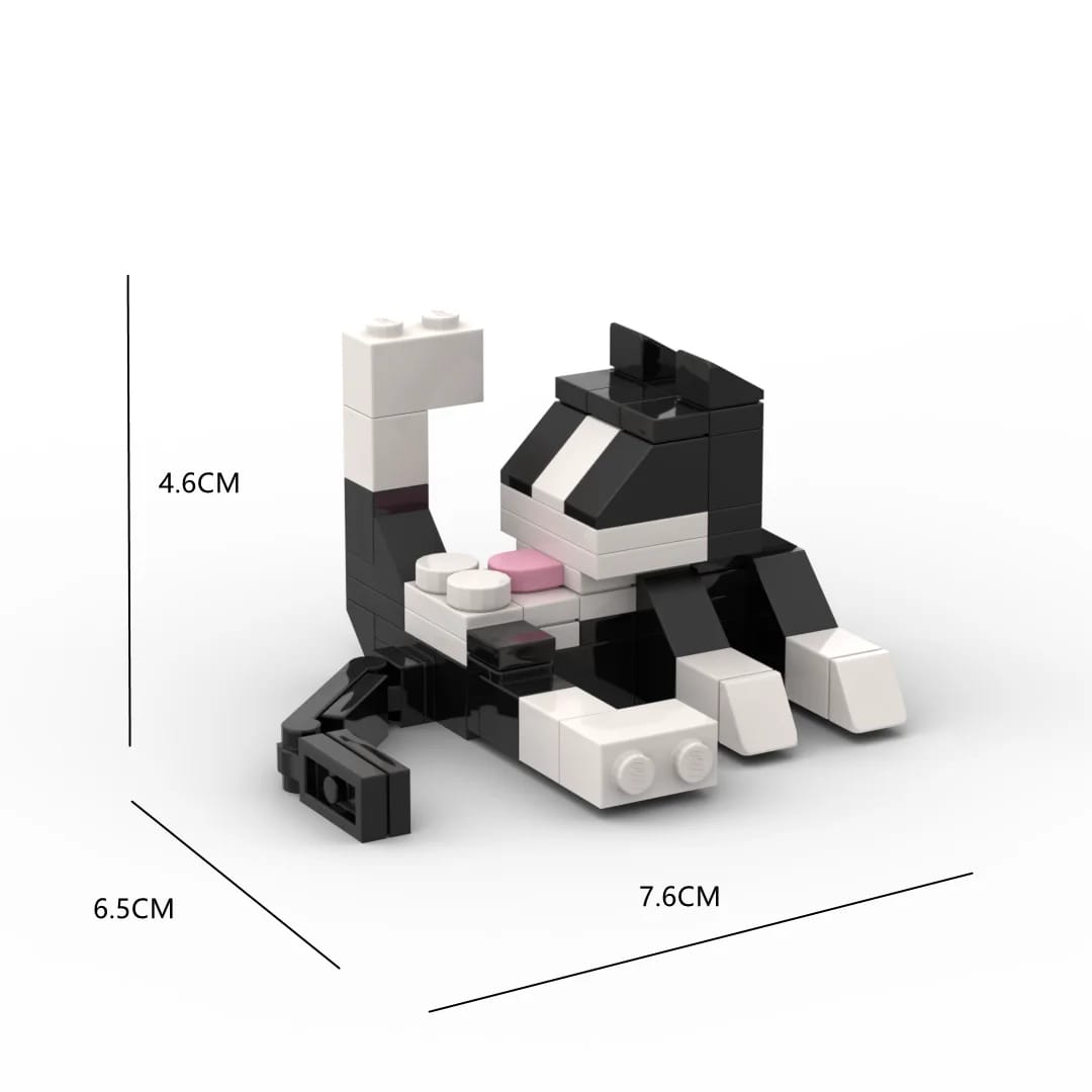 Bloques de Construcción Serie Gato Lindo SM Educativo Decorativo 62 Piezas