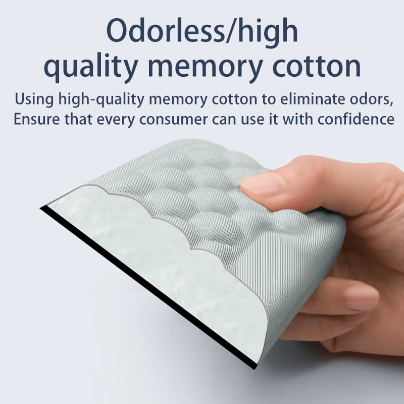 Reposamuñecas Ergonómico Memory Foam | Kit Teclado y Ratón