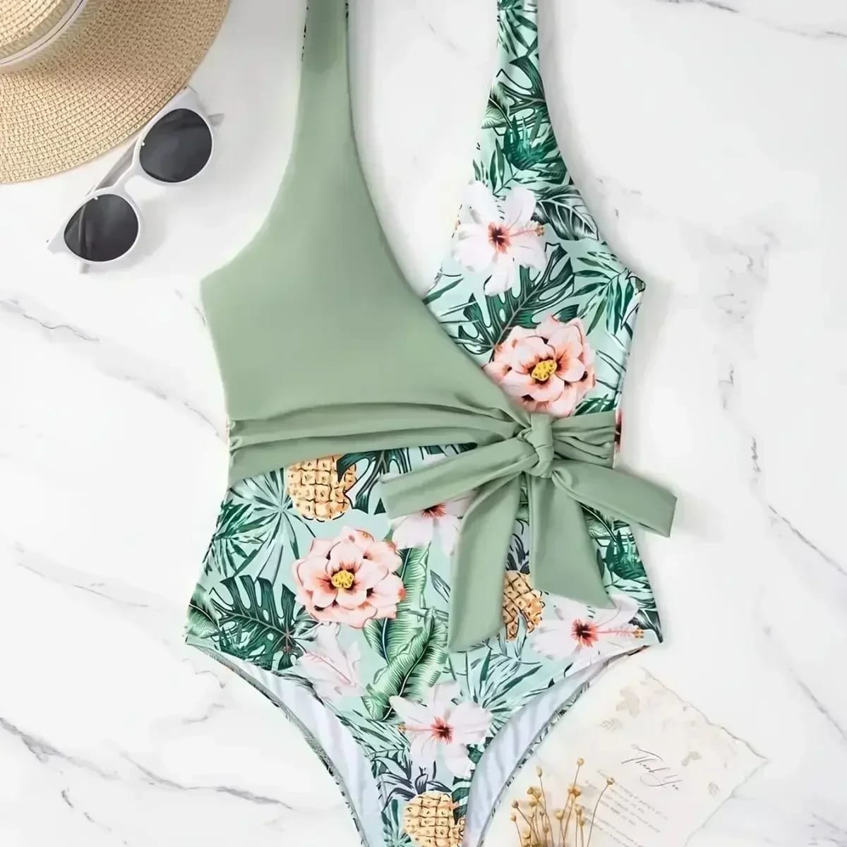 Bikini dama Tirantes Cruzados Sexy Estampada