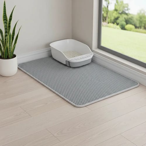 Alfombrilla Grande para Arena de Gato