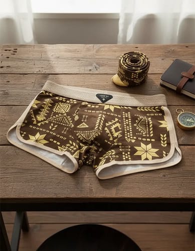 Calzoncillo Boxer para Hombre Estilo Étnico 