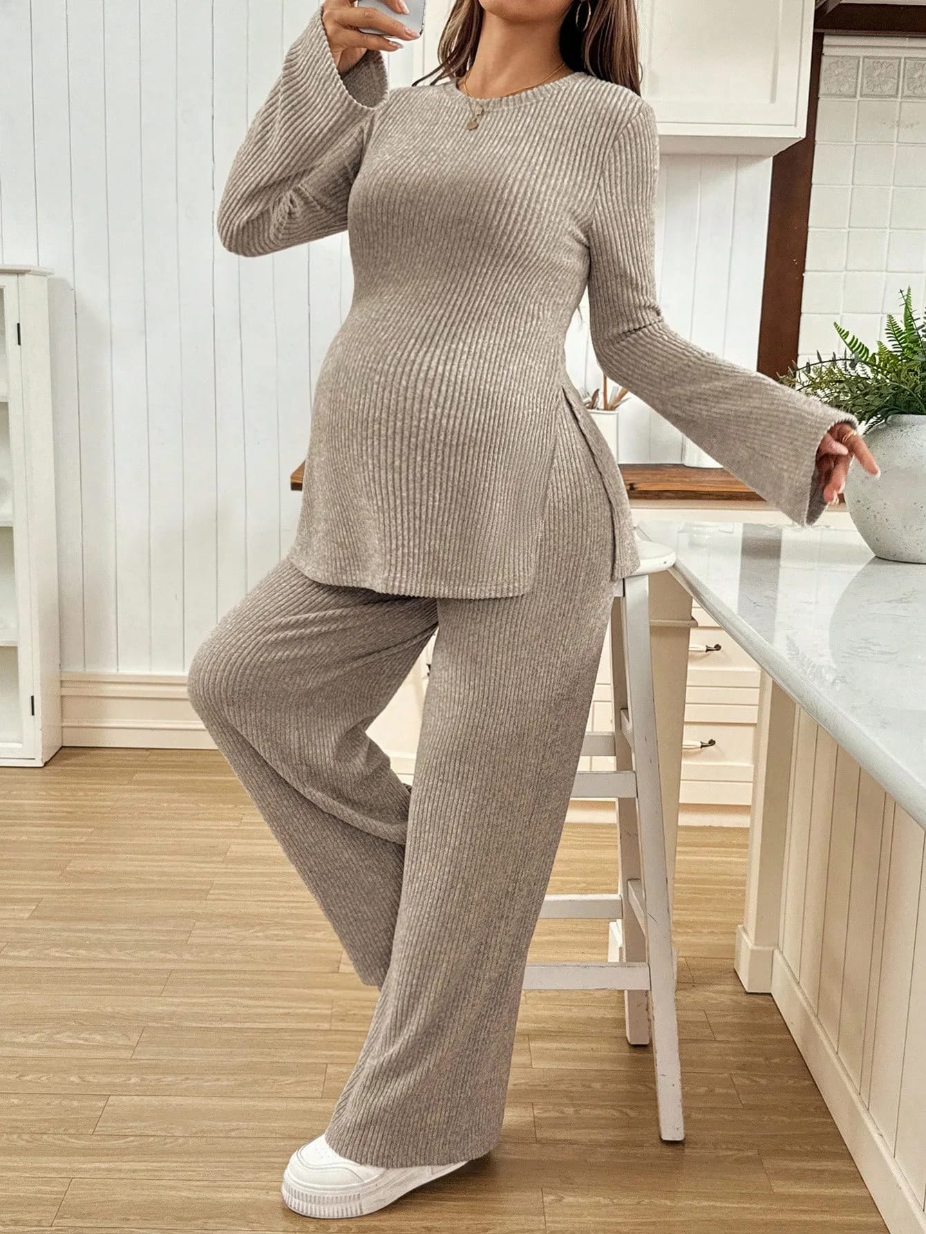 Conjunto Maternal De Invierno Para Embarazadas