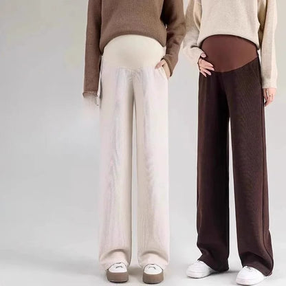 Pantalones Maternales de Invierno con Forro Polar. 