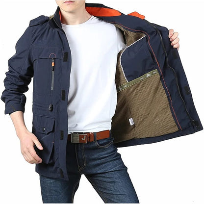 Campera Rompevientos Hombre Impermeable Cortaviento Outdoor