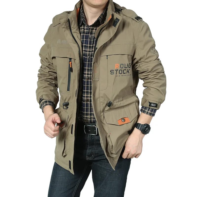 Campera Rompevientos Hombre Impermeable Cortaviento Outdoor