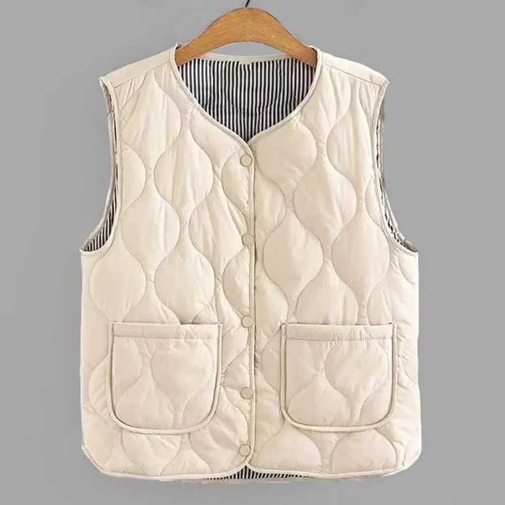 Chaleco SM Acolchado Térmico Cuello V