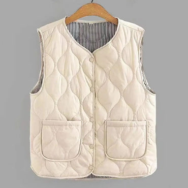 Chaleco SM Acolchado Térmico Cuello V