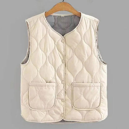 Chaleco SM Acolchado Térmico Cuello V