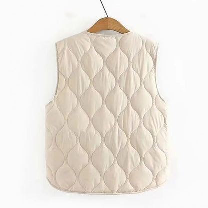 Chaleco SM Acolchado Térmico Cuello V