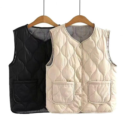 Chaleco SM Acolchado Térmico Cuello V