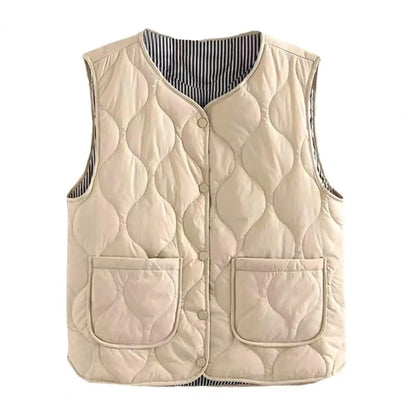 Chaleco SM Acolchado Térmico Cuello V