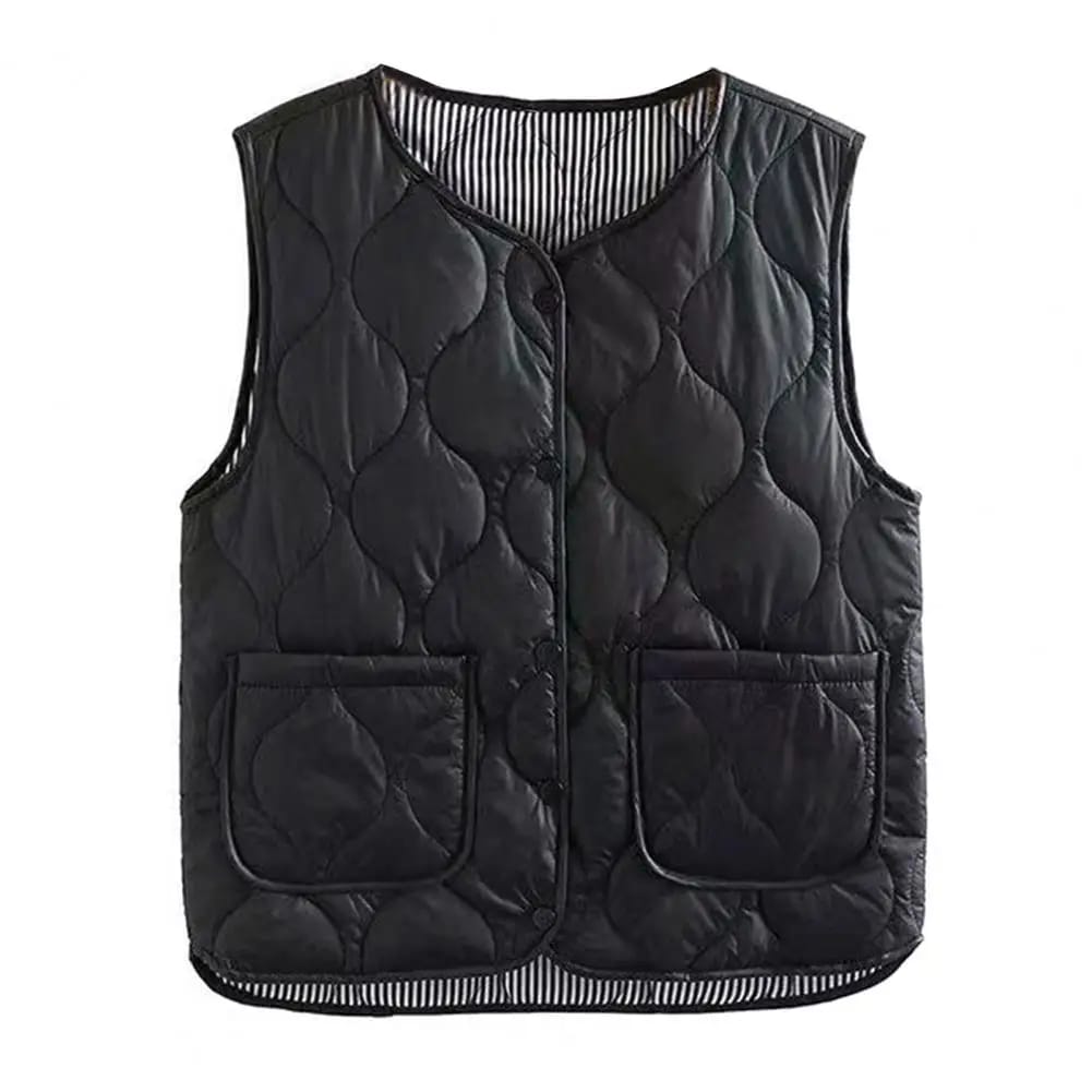 Chaleco SM Acolchado Térmico Cuello V