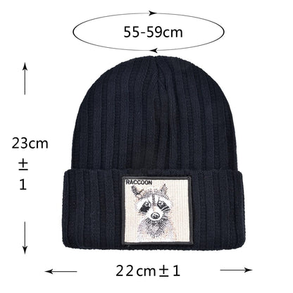Gorro Beanie SM Tejido Con Parche Urbano