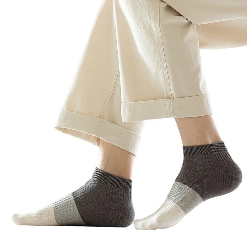 Pack 5 Pares Medias Invisibles Tobilleras Algodon Unisex