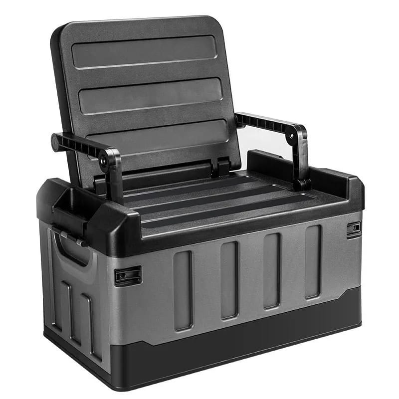 Caja De Pesca Plegable Multifunción Con Asiento Organizador Accesorios