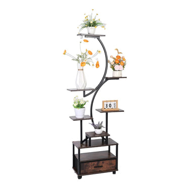 Soporte Metálico Para Plantas 165cm Estantería Multi Nivel