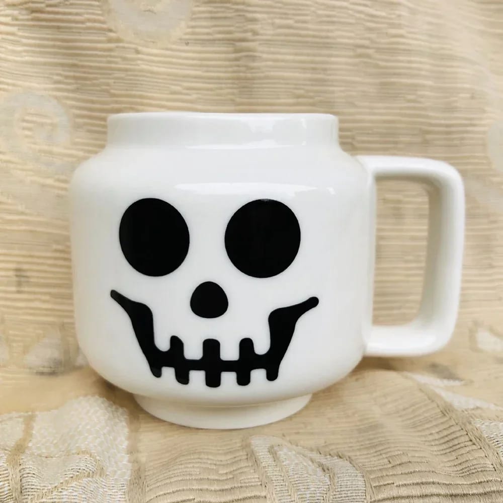 Taza Cerámica Smiley Face con Asa Expresiva