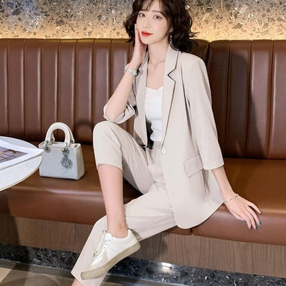 Conjunto dama chaqueta pantalon