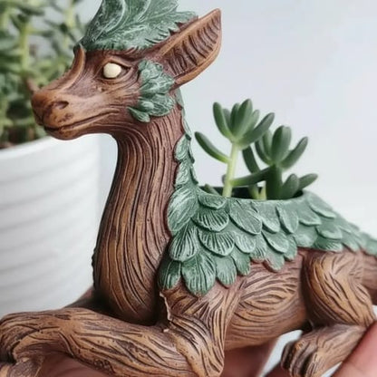 Maceta Diseño Árbol Dragón Creativa  para Suculentas