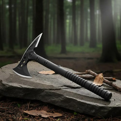 Hacha Táctica Tomahawk Militar Multiuso para Caza, Camping y Supervivencia. Herramienta de mano ideal para actividades outdoor.