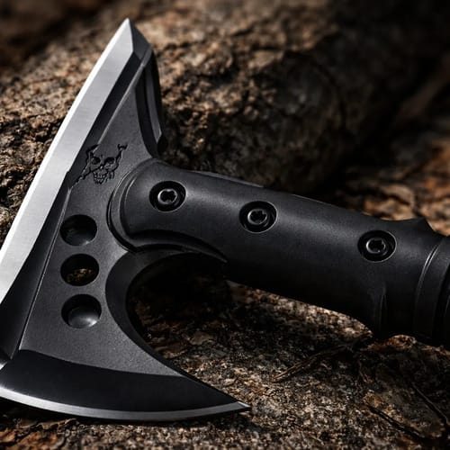 Hacha Táctica Tomahawk Militar Multiuso para Caza, Camping y Supervivencia. Herramienta de mano ideal para actividades outdoor.