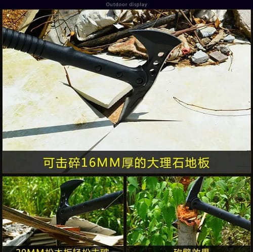 Hacha Táctica Tomahawk Militar Multiuso para Caza, Camping y Supervivencia. Herramienta de mano ideal para actividades outdoor.