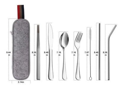 SeT de 7 cubiertos con estuche