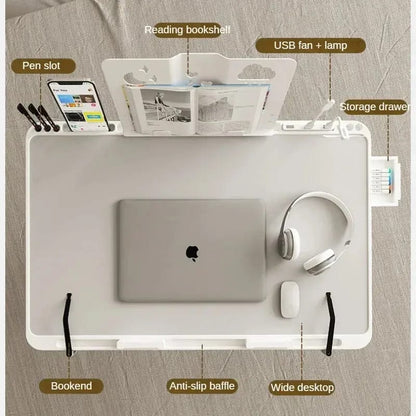 Mesa Plegable Elevable para Laptop con Radiador y Soporte. Escritorio Ajustable