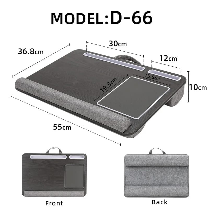 Mesa Multipropósito para Laptop barra antideslizante y mouse pad integrado