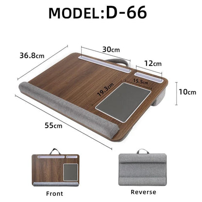 Mesa Multipropósito para Laptop barra antideslizante y mouse pad integrado