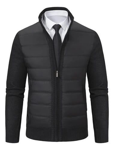 Campera hombre casual hilo y nylon