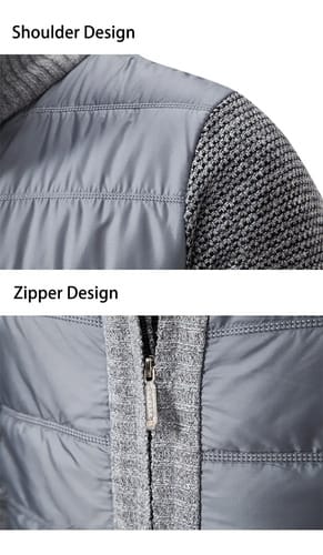 Campera hombre casual hilo y nylon