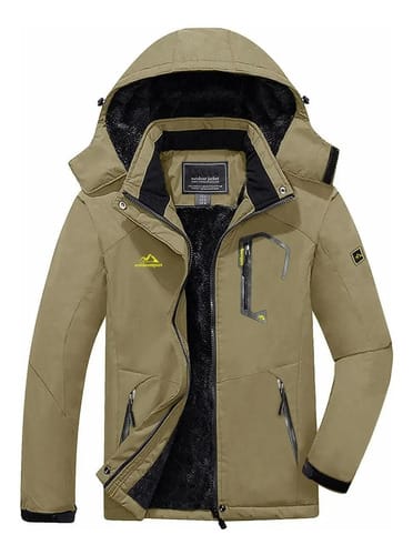 Campera hombre forrada piel