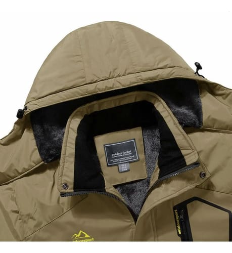 Campera hombre forrada piel
