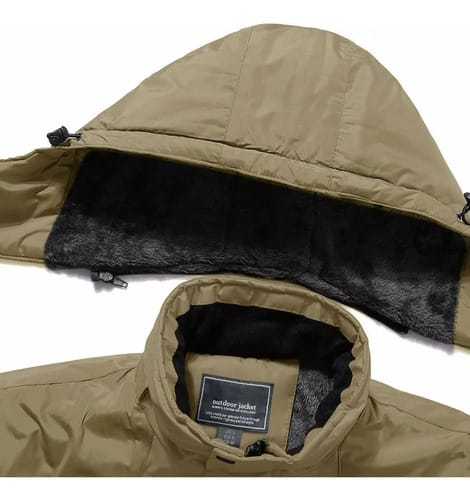 Campera hombre forrada piel